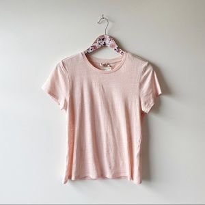 NWOT FAHERTY Didion Tee in Lotus Blush Pink! Short Sleeve Large